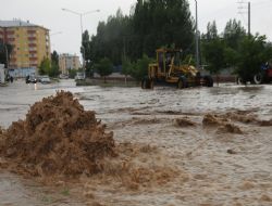 Erzurum yağmura doydu